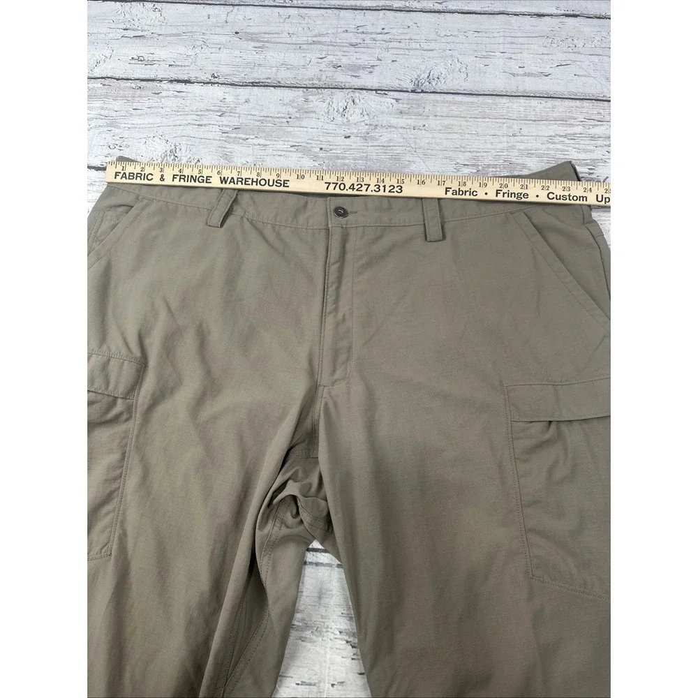 Duluth Trading Cargo Pants Mens 48x30 Light Weight Tan/Light Brown